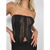 Women's Ebony Moon Mesh Lace Corset - SALTY - image 2 of 4