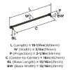 Amerock Farewind Appliance Pull for Large Panels and Oversized Cabinets - 3 of 4