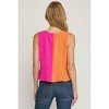 Women's Twist Front Color Block Top - entro - 3 of 4