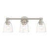 Livex Lighting Catania 3 - Light Vanity in  Brushed Nickel - 3 of 4