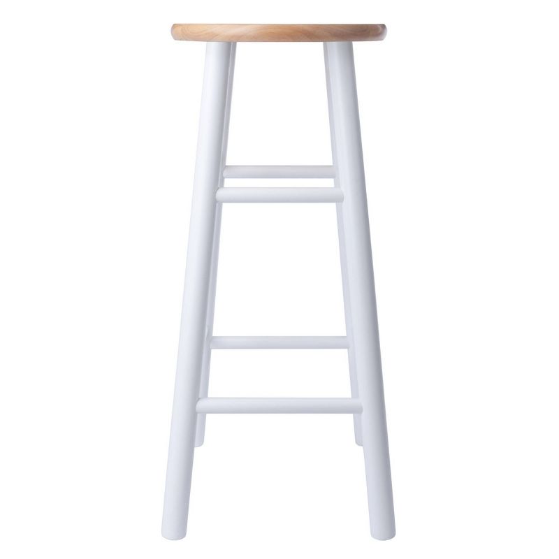 2pc 29&#34; Huxton Barstools Natural/White - Winsome, 6 of 12