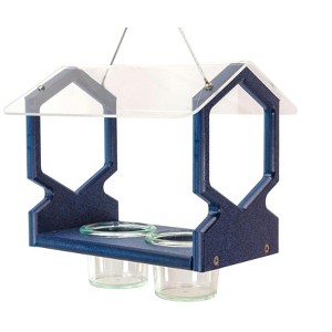JCs Wildlife Geometric Hanging Bluebird Mealworm Feeder - Holds 1 Cup Dried Mealworms - 1 of 4