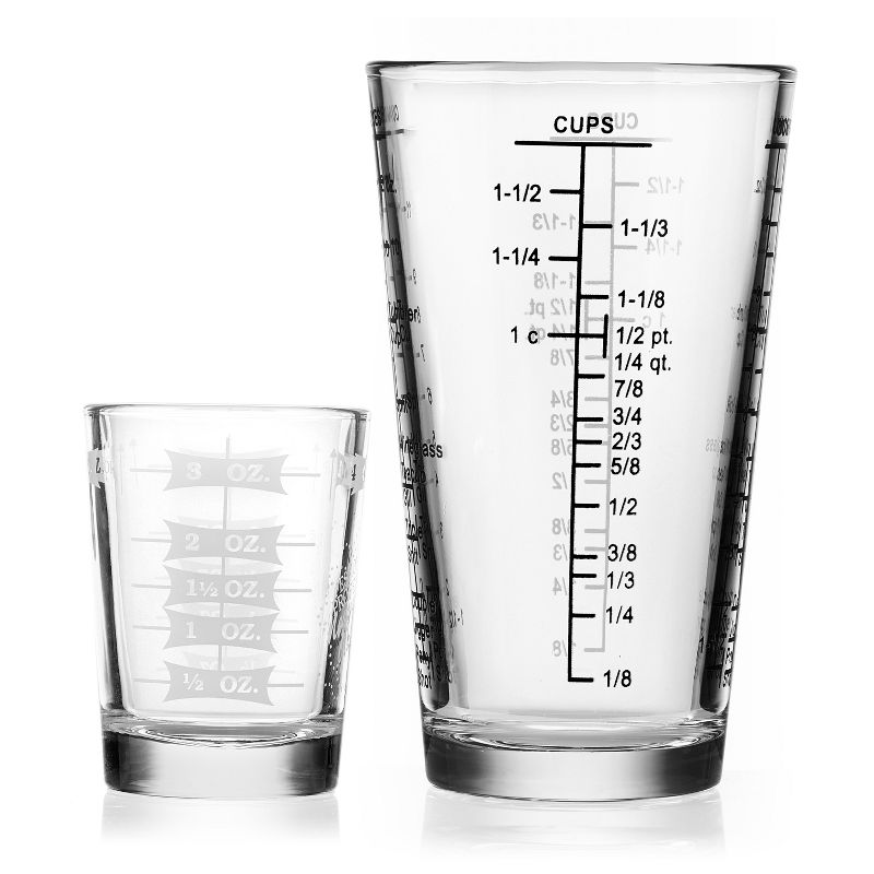 Libbey Mixologist Essentials 2-Piece Measuring Glass Set, 3 of 4