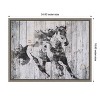 Amanti Art Running Black Horse by Irena Orlov Canvas Wall Art Print Framed 24 x 18-in. - 4 of 4