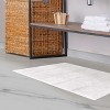 Non-Slip Machine Washable Solid Cotton 2 Piece Bathroom Rug Set by Blue Nile Mills - 4 of 4