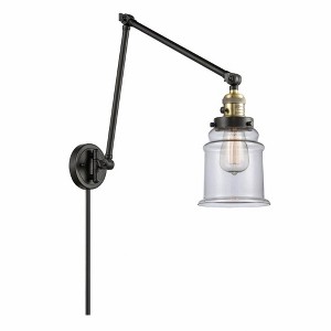 Canton - 1 Light Double Extension Swing Arm Wall Sconce In Industrial Style-30 Inches Tall and 6 Inches Wide - 1 of 1