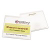 Avery Pin-Style Badge Holder with Laser/Inkjet Insert, Top Load, 4 x 3, White, 100/Box - 3 of 4