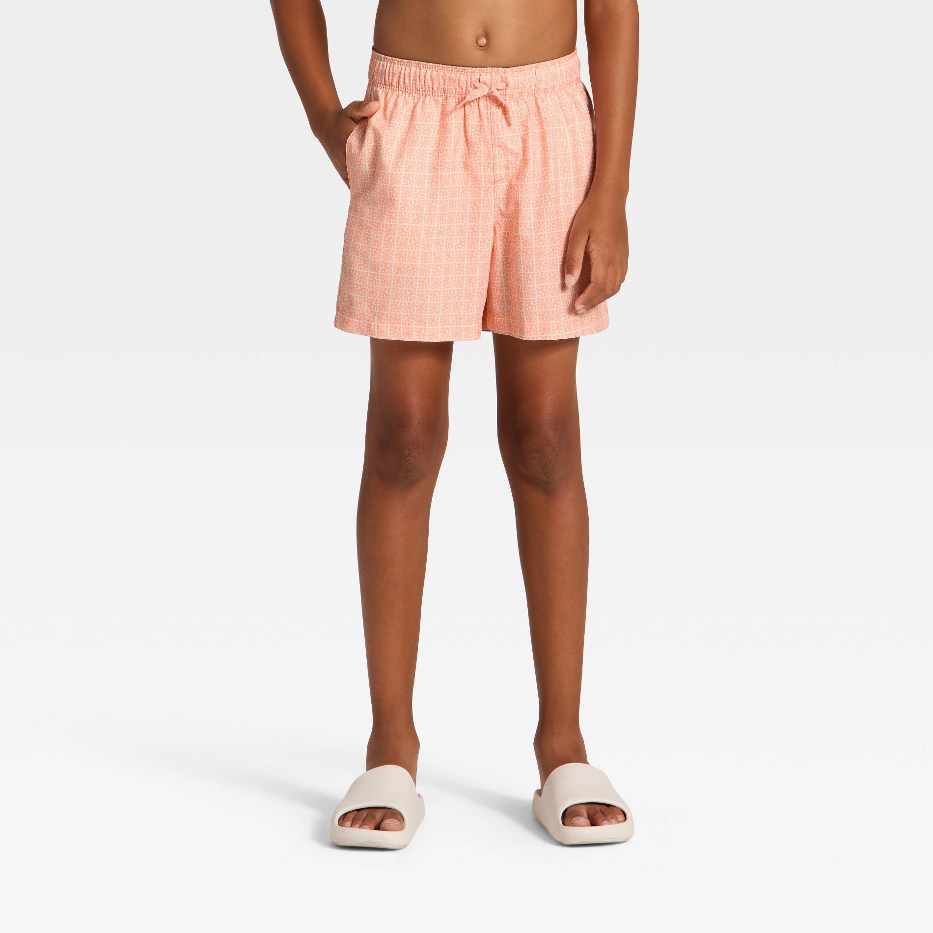Boys' Swim Shorts - art class™ Pink