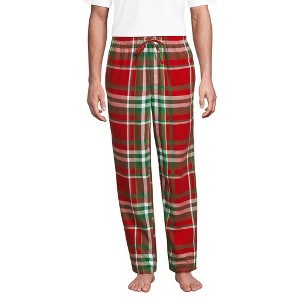 Lands' End Men's Flannel Pajama Pants - 1 of 4