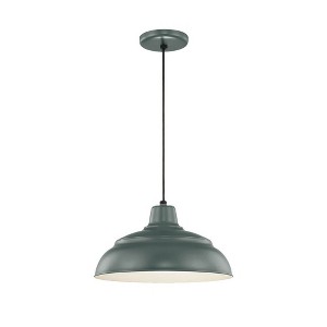 Millennium Lighting R Series 1 - Light Pendant in  Satin Green - 1 of 1