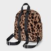 Kids' Mini Faux Fur Leopard Print Backpack - art class™ - image 2 of 4