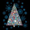 Men's Design By Humans Christmas fir-tree By xgdesign Tank Top - 2 of 4