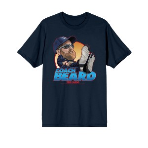 Ted Lasso Coach Beard Crew Neck Short Sleeve Men's T-shirt - 1 of 2