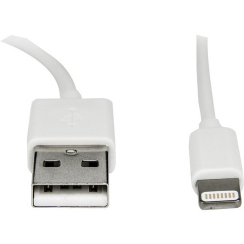 Rocstor Y10c1 W1 Lightning Usb Data Transfer Cable 3 Ft Type A Male Usb Lightning Male Proprietary Connector Mfi Cable White Target