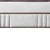 87.4" Eastern King Bed Kaleea Bed Light Gray Chenille Walnut Finish - Acme Furniture - 3 of 4