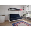 DHP Twin Over Futon Metal Bunk Bed - 3 of 4