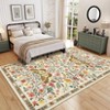 Farmhouse Rugs for Living Room Floor Mats with Non-Slip Backing, Foldable Ultra-Thin Bedroom Carpet - 2 of 4