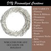 Kraft Lane: 18" Painted Grapevine Wreath - White, DIY Craft Project, Handcrafted - 4 of 4