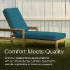 Honeycomb Outdoor Chaise Lounge Cushion - Textured Solid Teal - 2 of 4