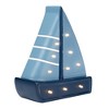 Lambs & Ivy Little Skipper Hand Painted Nautical Sailboat Table Top Lamp/Light - 4 of 4