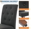 2/4/6 Pieces Upholstered Dining Chairs For Dining Room, Modern Button Tufted Kitchen Chairs with Wood Legs & Padded Seats for Living Room ,Kitchen - 4 of 4