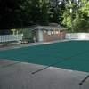 VEVOR Pool Safety Cover Fits 16x30ft Rectangle Inground Pools, Safety Pool Cover with Drainage Holes, Mesh Solid Pool Cover, Green - 2 of 4