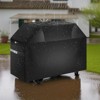 VEVOR Grill Cover, 65 inch BBQ Covers for Outdoor Grills,Fade Resistant, Weather Resistant Heavy Duty 600D Polyester,with Hook-and-Loop Straps, Black - 2 of 4