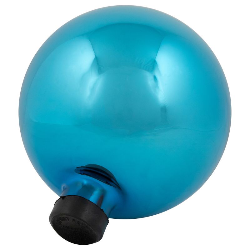 Northlight Outdoor Garden Mirrored Gazing Ball - 10" - Turquoise Blue, 4 of 6