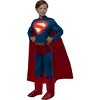 DC Comics Kids' Superman Halloween Light Up Costume Jumpsuit - 2 of 4