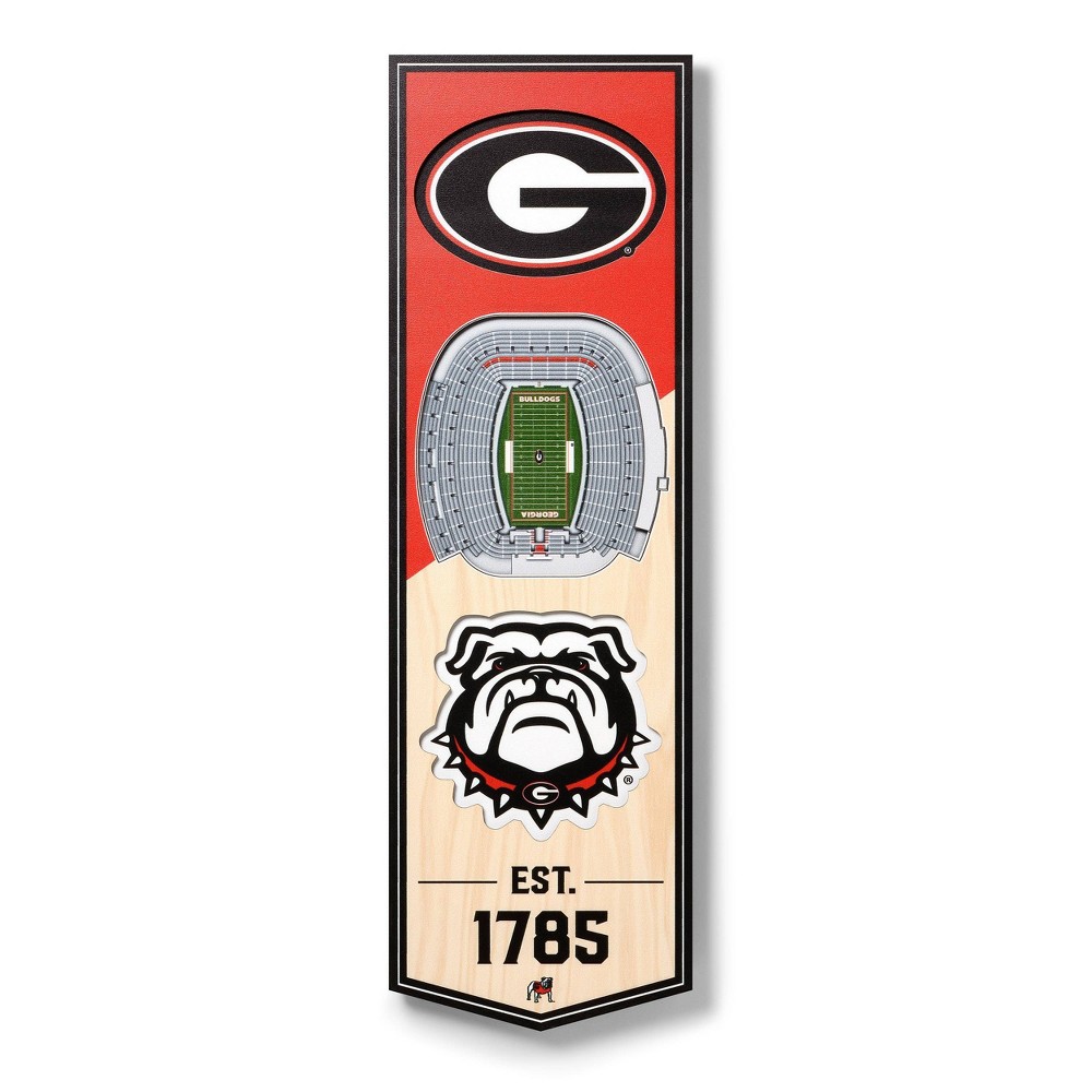 NCAA Georgia Bulldogs 6"x19" Stadium Banner