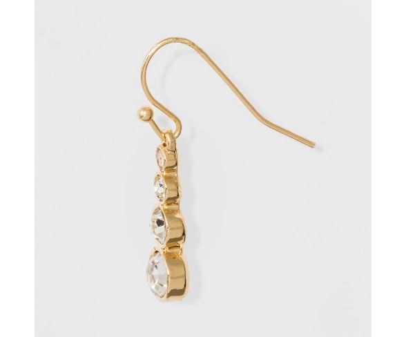 Gradient Stones Earrings - A New Day&#153; Gold