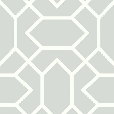 RoomMates Modern Geometric Peel & Stick Wallpaper Gray