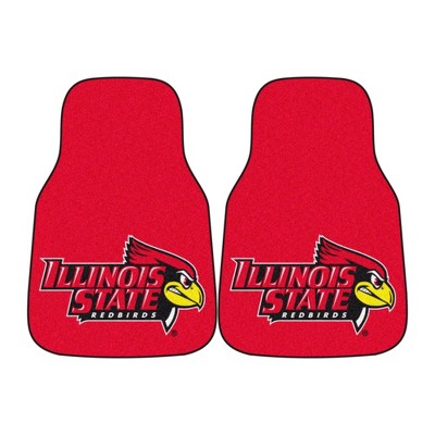 NCAA Illinois State Redbirds Carpet Car Mat Set - 2pc