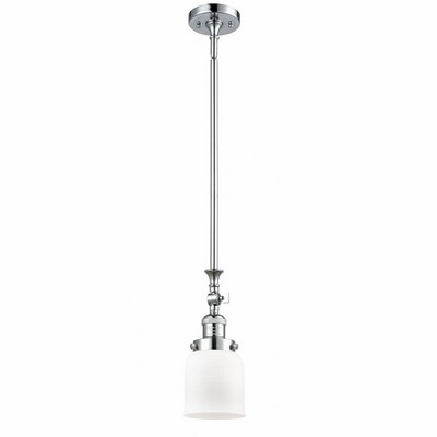 Bell - 1 Light Stem Hung Tiltable Mini Pendant In Industrial Style-14 Inches Tall and 5 Inches Wide