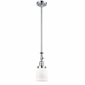 Bell - 1 Light Stem Hung Tiltable Mini Pendant In Industrial Style-14 Inches Tall and 5 Inches Wide - 1 of 1