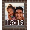 PosterPalooza | 15x19 Modern Bamboo Picture Frame, UV Acrylic, 5 Finishes - 2 of 4