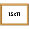 PosterPalooza | 15x11 Wood Antique Frame with UV Acrylic, 4 Finishes: Bronze, Gold, Silver, and Black - 2 of 4