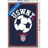 Trends International US Soccer - USWNT Logo 25 Framed Wall Poster Prints - 3 of 4