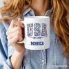 Patriotic USA Floral Mug, 1776 Independence Day Gift| OrnamentallyYou - 4 of 4