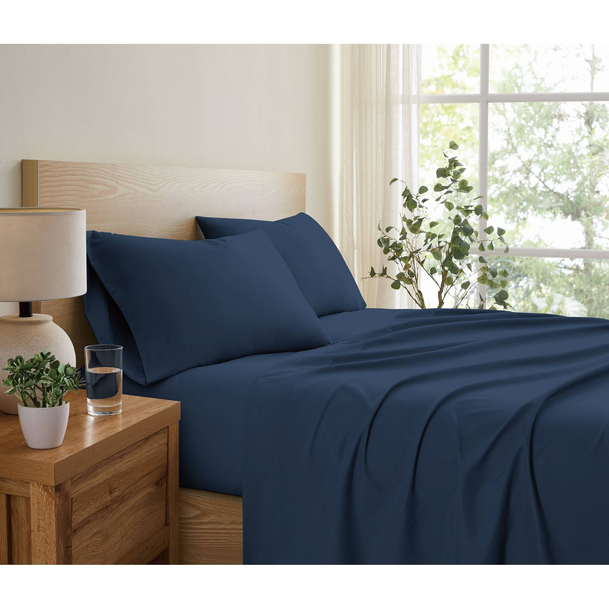 Truly Soft Queen Everyday Sheet Set Dark Blue