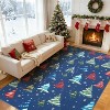 2x6 Runner Rug,Washable Rug for Home Decor,Indoor Non Slip Carpet,Soft Low Pile Christmas Rugs - 2 of 4
