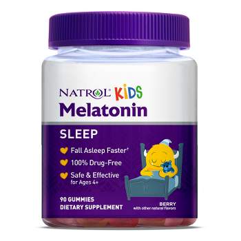 Natrol Kids' Melatonin Sleep Aid 1mg Gummies - Berry - 90ct