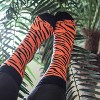 Tiger Striped Socks (Women's Sizes, Adult Medium) from the Sock Panda - 2 of 4