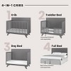 Child Craft SOHO Flat Top 4-in-1 Convertible Crib, Converts to Day Bed, Toddler Bed and Full Size Bed, 3 Mattress Positions, Baby Safe Finish - 3 of 4