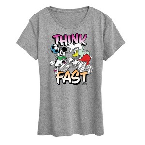 Women's - Disney - Think Fast Short Sleeve Graphic T-Shirt - 1 of 4