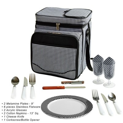 Picnic at Ascot Soft Sided Cooler with Two Person Picnic Set