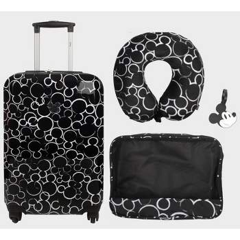 Disney Kids' Mickey Mouse 4pc Hardside Luggage Set