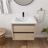 ChicFurnit Bathroom Vanities 24 Inch Vanity with Soft Close Drawers and Storage Box for Bathroom, Beige, 24"*18.31"*21.25" - 4 of 4