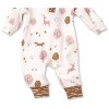 Baby Girls Whimsy Wilderness Henley Romper - Tesa Babe - 2 of 3