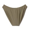 Women's Post Mastectomy Hipster Medium Coverage Bikini Bottom - Shade & Shore™ Green - 2 of 3